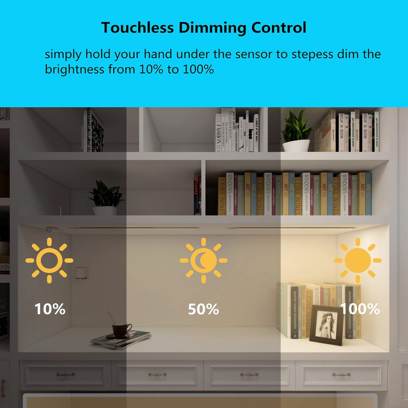 LED Under Cabinet Lighting 20In Kitchen Under Counter Lights Strip