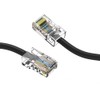 FireFold Cat5e Ethernet Patch Cable Black 20ft with Gold Plated