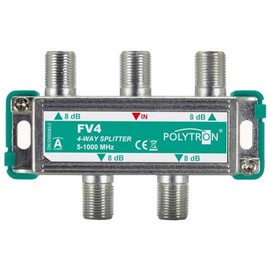 Polytron FV4 F Splitter 5-1000 MHz 4-f