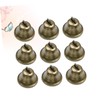 CORHAD 20pcs Bronze Bell Handmade Decorative Bells Ergonomic Handle for