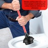 Domensi 6 Pcs Toilet Plunger Bulk Heavy Duty Rubber Plug
