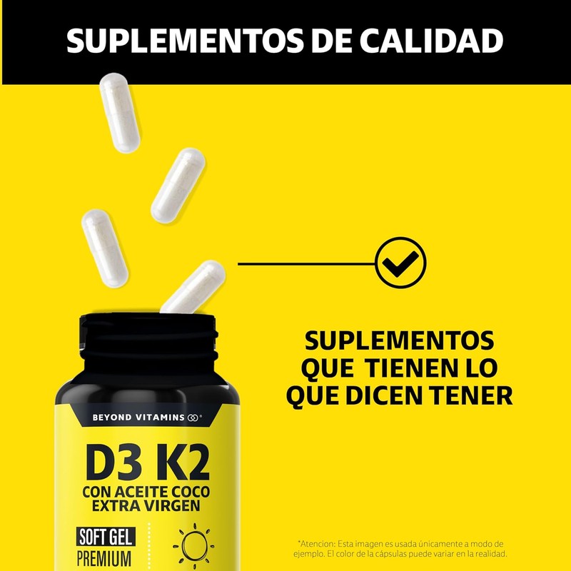 Beyond Vitamins Vitamin D3 + K2 with Extra Virgin MCT