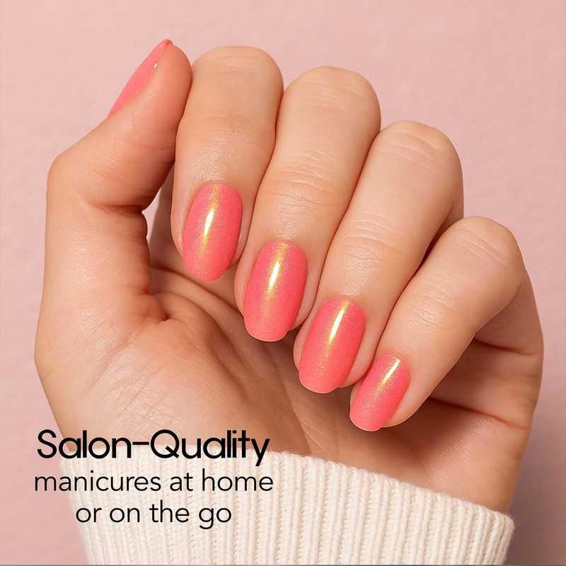 Color Street Coral Cove Shimmer Nail Strips