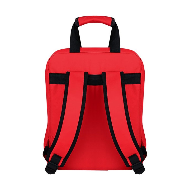 Jipemtra Red Emergency Bag First Aid Backpack Empty Medical First