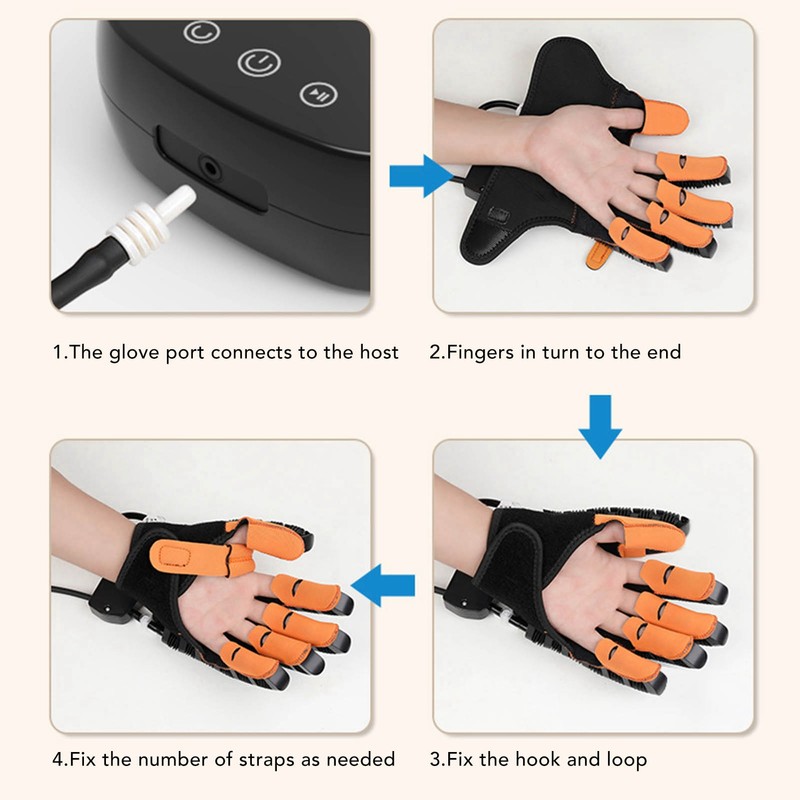 Rehabilitation Trainer Robot Gloves Hand Stroke Recovery Equipment for Children