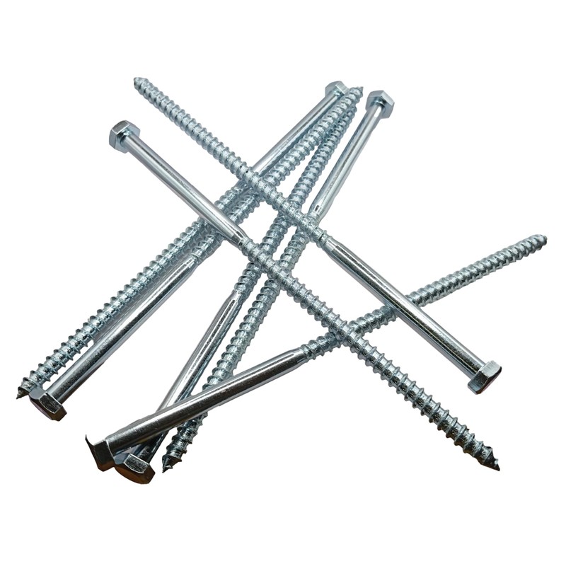 LLB 200mm M8 For Coach Screws Wood Hex Head Width