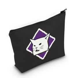 WCGXKO Horror Game Inspired Makeup Bag DBD Gift Survivor Killer Gift for Gamer (DBD Cat Bag)