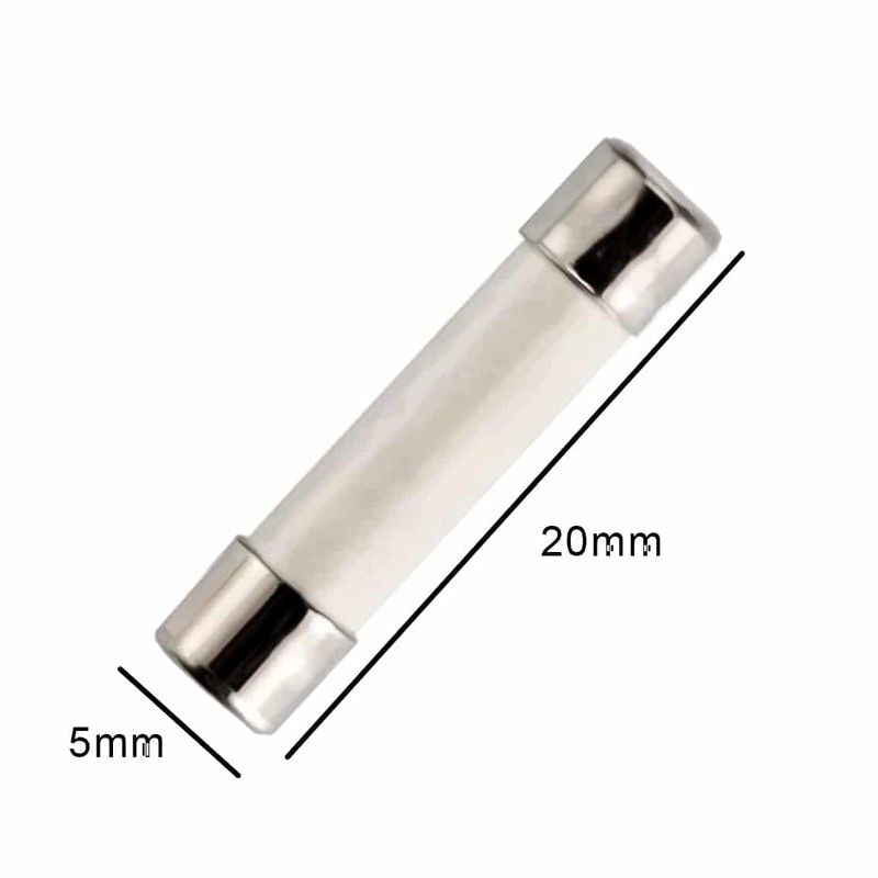 5A Ceramic Fast Blow Fuse - 250V 5x20mm - Pack