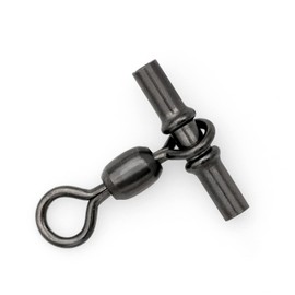 BLUEWING 3-Way Fishing Swivels 84 lbs T-Turn Fish Tackle with Rolling & Double Barrel for Rigs for Freshwater and Saltwater