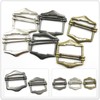 Ciieeo 50 Uds. De Anillos de Metal Ajustador Rectangular de