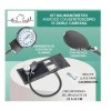 Baumanómetro manual con estetoscopio, oxímetro y termómetro – Clinical Home