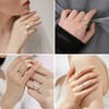 Adramata 12 Pieces Rings for Women Stainless Steel Ring Women