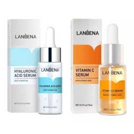 Lanbena Acido Hialuronico Y Vitamina C, Manchas, Hidratante 2 Pzs