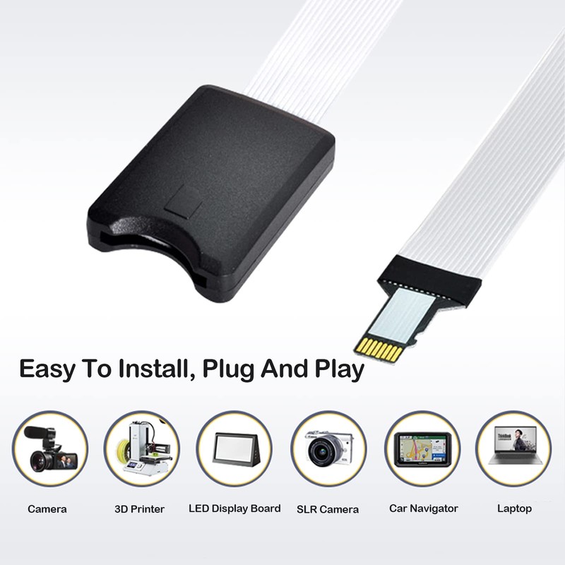 ASHATA Micro SD Ranura para Tarjeta de Memoria a TF