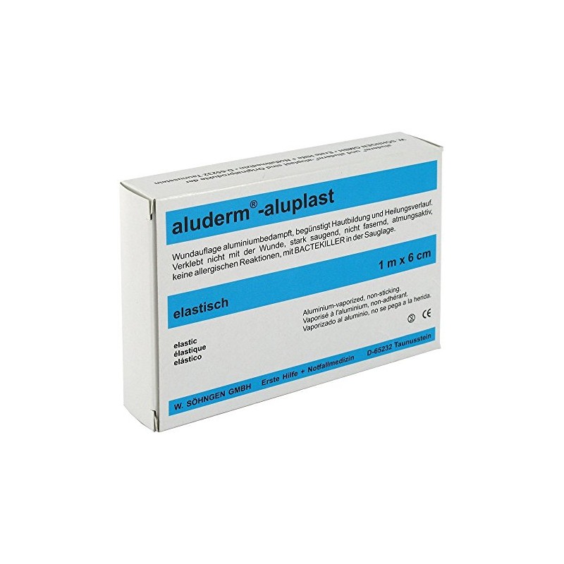 ALUDERM aluplast Wundverb.Pfl.6 cmx1 m elast. 1 St