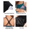 Holipick - playera tipo tankini para mujer, con control de