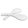 Giantree 2 Pcs Plastic Rice Paddle, White Rice Spoon Non-Stick