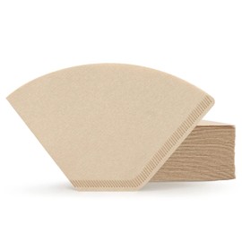 Segarty #1 Coffee Cone Filters, 100 Count Pack Size 1-2 Cup Natural Unbleached Brown Paper Disposable Pour Over Maker Basket Dripper for Most Brewer Machine for Home, Office, Cafetera