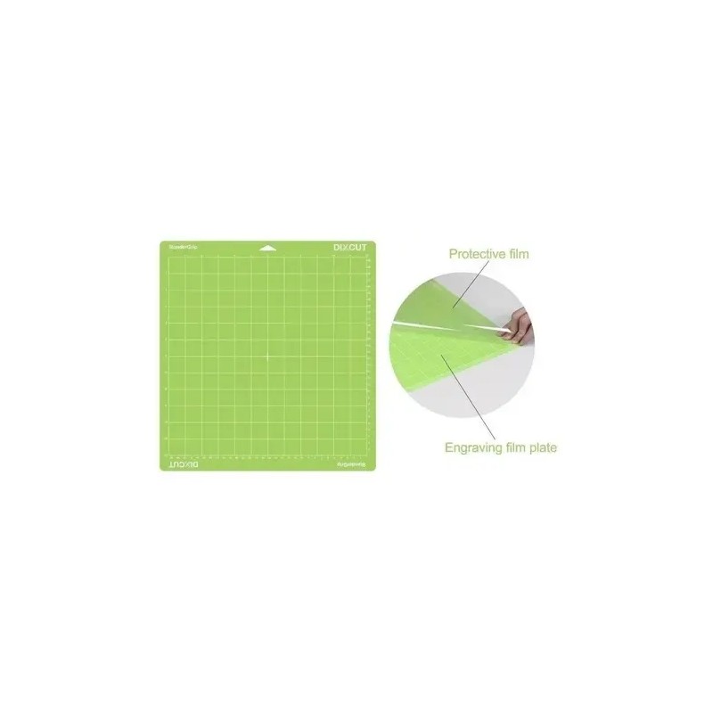 Tapete De Corte Cricut 30x30cm 3 Piezas Verde Pegajosidad Media