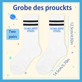 2025 School Child Socks, First Day of School Gift Socks Boys Girls, Perfect School Cone Filling, First Day of School Gift, Blue 2, One size fits all