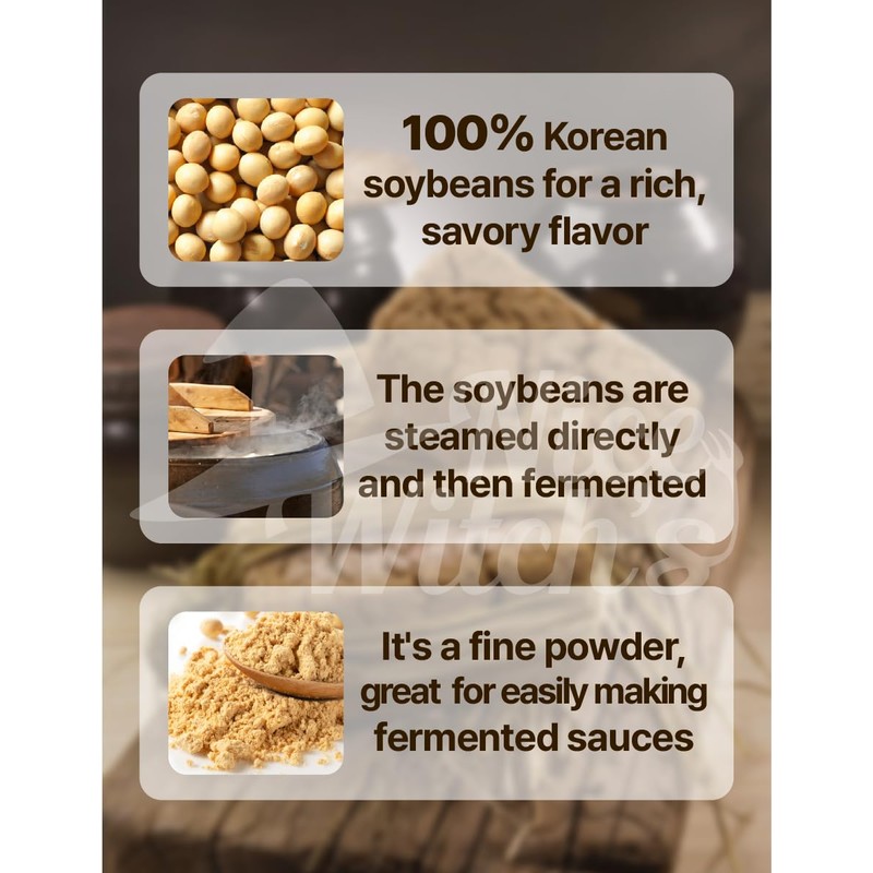 Nice Witch's Meju Powder (Fermented Soybean Powder) – Korean Soybean