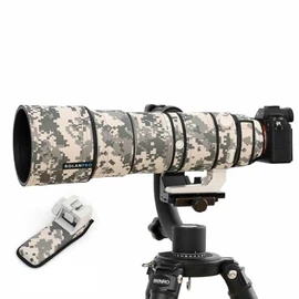 ROLANPRO Camouflage Lens Cover for Sony FE 200-600mm F5.6-6.3G OSS Triple Layer Waterproof Telephoto Lens Camouflage Cover Color: Urban Camo