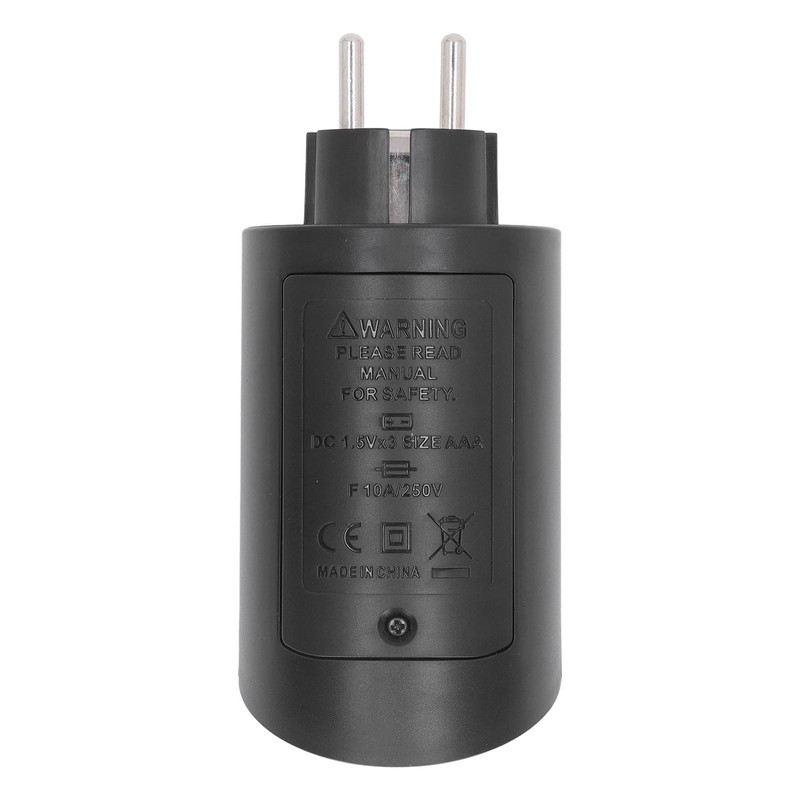 Outlet Tester Digital Display 3 Prong Electrical Receptacle Detector Socket