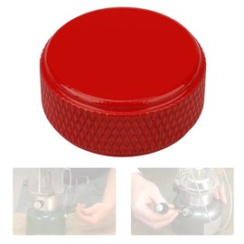 LVACODV Filler Cap Lantern, Compatible with Replacement Parts for Coleman Lanterns and Stoves – Brass Construction, Model 3000000454（red）