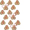 Lilalemon 15 Pack Chinese Fortune Coins, 45pcs Feng Shui Coins,