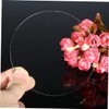 jojofuny Transparent Acrylic Round Disc Clear Acrylic Sheet for DIY