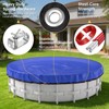 REGMICS Round Swimming Pool Cover for 28 ft Above Ground