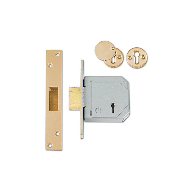 Union Locks 3G114E 5-Lever Mortice Deadlock C-Series 67mm Case -