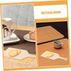 STOBAZA 10pcs Mini Wooden Chopping Boards with Handle Blank DIY
