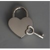 Wendin 1 Pieces Height Polished Heart Shaped Padlock & Skeleton