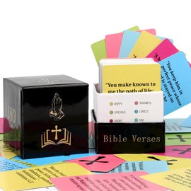 TaoQ C Bible Verse Cards Box Set Christian Bible Verse for Women Men Religious Graduation Gift Bible Study Supplies