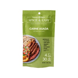 Savory Spice Carne Asada Meal Starter Spice Mix - Meat Seasoning Packet and Marinade Mix for Carne Asada Tacos (Net: 1.5 oz)