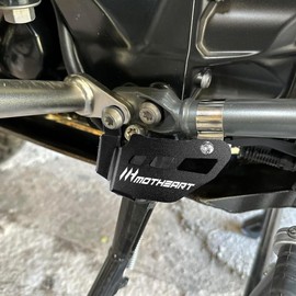 MotHeartCNC Motorcycle Side Stand Switch Protector for R1250GS Adventure 19-24 R1200RS/R1200R LC 15-18 R1200GS LC 13-18 R1250R R1250RS R1250GS 19-23 R1200GS LC Adventure 14-18 Accessories (Black)