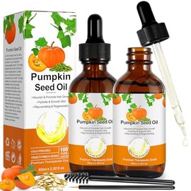 SDJUFEI 2 Pack Pumpkin Seed Oil, Pumpkin Seed Oil for for Hair Growth 2 Pack