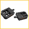 BULLSPANN Black Aluminum Alloy Mountain Bike Bicycle Non-Slip Folding Platform