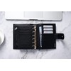 Moterm Pocket Regular Rings Planner - Genuine Leather Binder Organiser