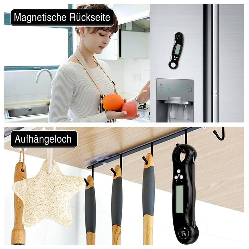 DOQAUS Meat Thermometer Grill Thermometer Kitchen Roasting Thermometer Kitchen Thermometer