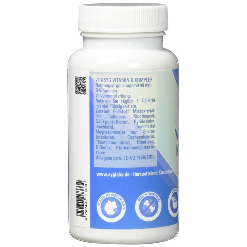 Vitasyg Vitamin B Komplex - 365 Tabletten (Jahresvorrat)