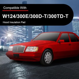 Hood Insulation Pad, Fit Benz W124 E Class E320 E420 1990 1991 1992 1993 1994 1995, W/o Hole