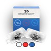 3D Shadow Light LED Car Door Light Logo Projector (White)