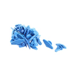 Hihaha 20 Pcs Blue Auto Car Door Card Interior Weatherstrip Rivets Clips Replacement Durable Material