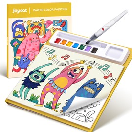 JoyCat Paint with Water Coloring Books for Toddlers, Watercolor Painting Sets for Kids Ages 3-5 4-8, Arts and Crafts Drawing Activities Toy Birthday Gift for Boys Girls（Monsters）