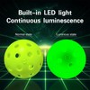 PEPKUBALL Night Play Pickleball Balls 8 Pack - Glow in