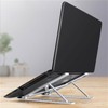 Adjustable Heat Dissipation Laptop Stand, 1 Count Plastic Foldable Laptop Desktop