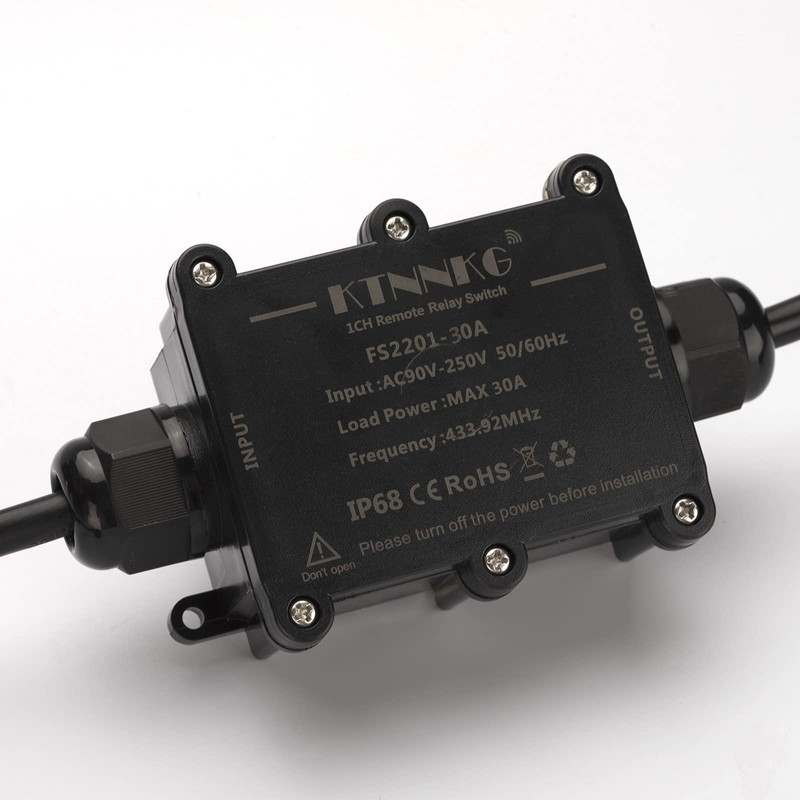 KTNNKG 20-30 amp Waterproof Remote Control Power Switch with Long