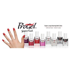 Supernail Gel Polish for Nails, Poppy Shimmer, 0.5 Fluid Ounce
